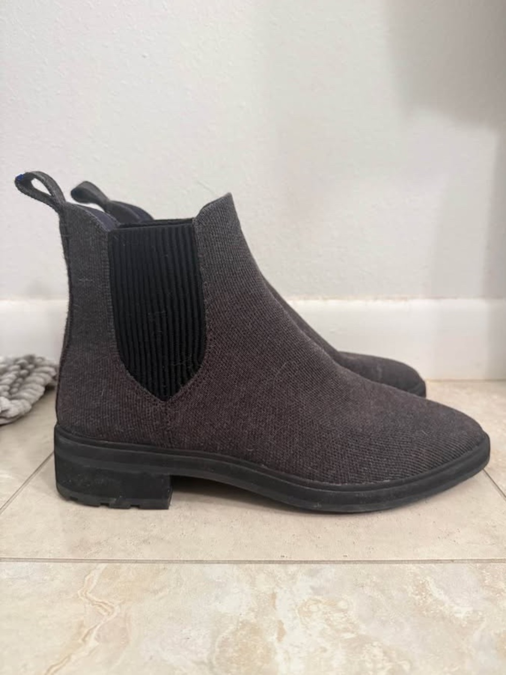 Rothy's Lug Boots - Graphite Brown